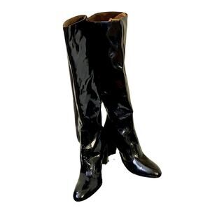 Golo for Lord & Taylor 60s/70s Patent Leather Boots RARE! 8M